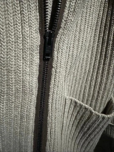 Haider Ackermann Wool Driver's Knit Sweater Beige Size M image 3
