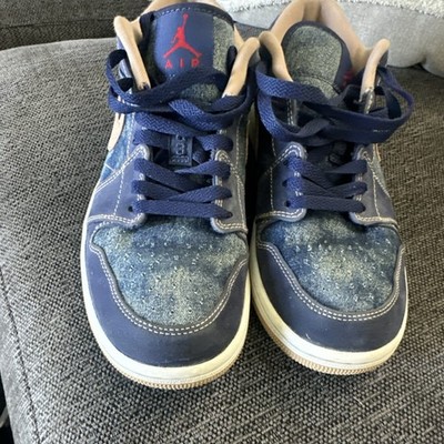 Jordan Air Jordan 1 Low SE Denim Blue Men Sneaker DH1259-400 2021