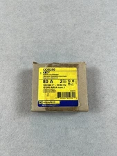 NIB - Square D - QOB280 - Mini 80A 2-Pole Circuit Breaker, 120/240Vac