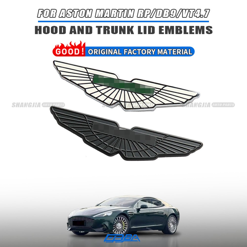 1XFor Aston Martin Rapide/DB9/Vantage Hood Bonnet/Boot 4G43-407A74-BB Badge 12CM