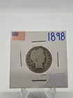 1898 Barber Quarter 90% Silver