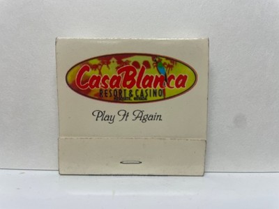 CasaBlanca Resort & Casino Mesquite Nevada Vintage Casino Matchbook