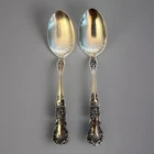 2 1954  Gorham Buttercup Sterling 5 7/8"  Tea Spoons 64 g