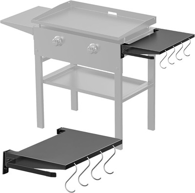 Foldable Griddle Side Shelf for Blackstone 28'' Griddles, Large Griddle Side Tabl