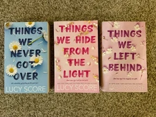 Lucy Score Book Lot Of 3 Things We Left Behind Never Got Over Hide From Light