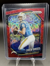 2025 Panini Prizm Choice Drew Brees Red 20/20 Chargers #266
