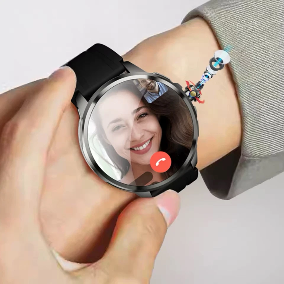 4G SMARTWATCH 1.95" AMOLED Phone Rotating Camera 8+128GB Android GPS SMARTWATCH - Image 2 of 4