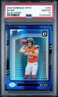 2024 Donruss Optic - Bo Nix Rated Rookie Blue Hyper Prizm #209 (RC) PSA 10 💎🔥
