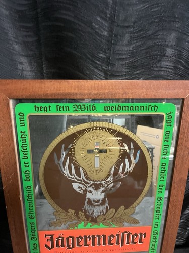 Vintage Jägermeister Spiegelschild Bar 22x16 - Bild 2 von 9