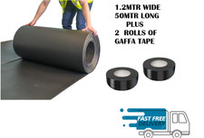 CORREX FLOOR & SURFACE PROTECTOR 1.2mtr x 50mtr x 2mm + 2  ROLLS GAFFA TAPE