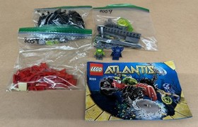 LEGO Atlantis 8059 Seabed Scavenger 2 Minifigures 119 Pieces No Box Pre-Owned