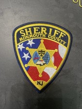 MONMOUTH COUNTY SHERIFF NEW JERSEY POLICE PATCH NJ - 60A