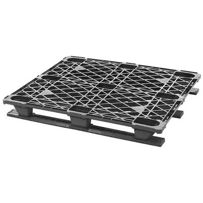 Recycled High Density Polyethylene Pallet,  48 In L,  40 In W,  5 5/8 In H,  2,