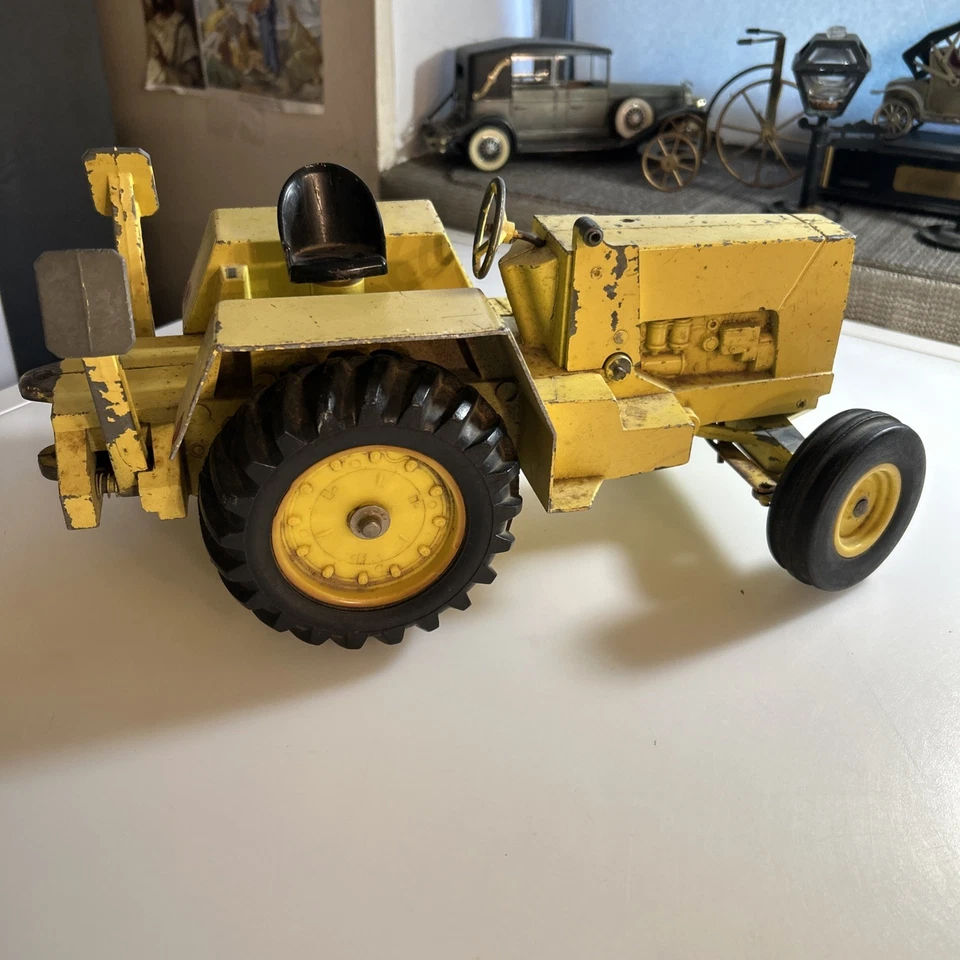 Vintage Ford Backhoe Scale Diecast Metal Tractor zbe - Image 3 of 3