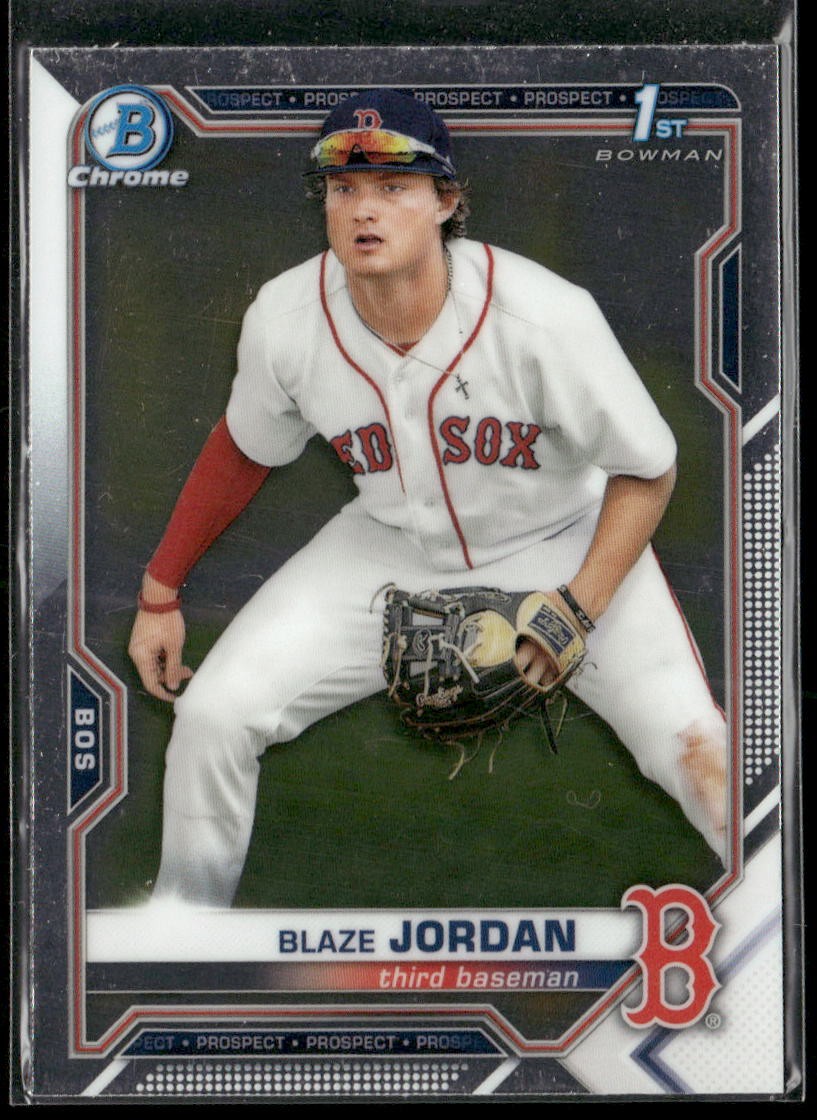 2021 Bowman #BCP-71 Blaze Jordan Chrome Prospects 1st