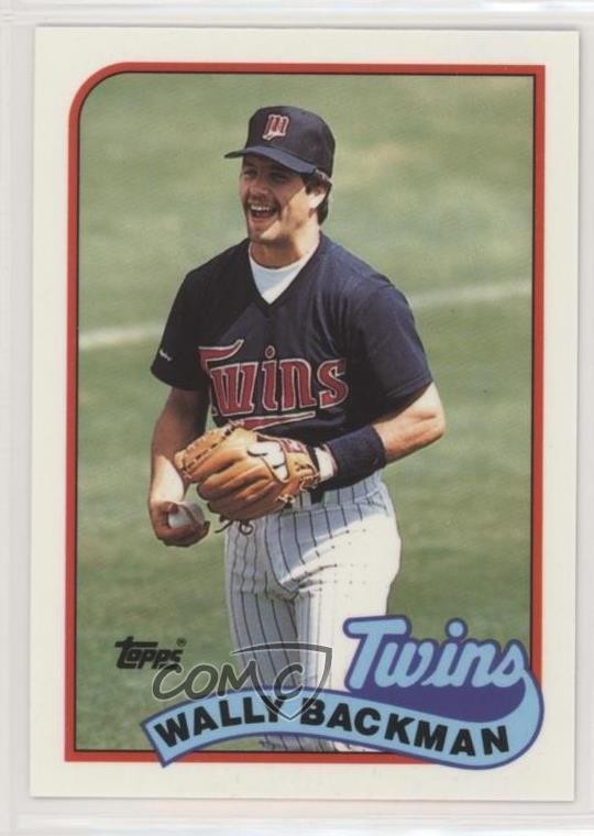 1989 Topps Traded Box Set Collector's Edition (Tiffany) Wally Backman #5T 0a3
