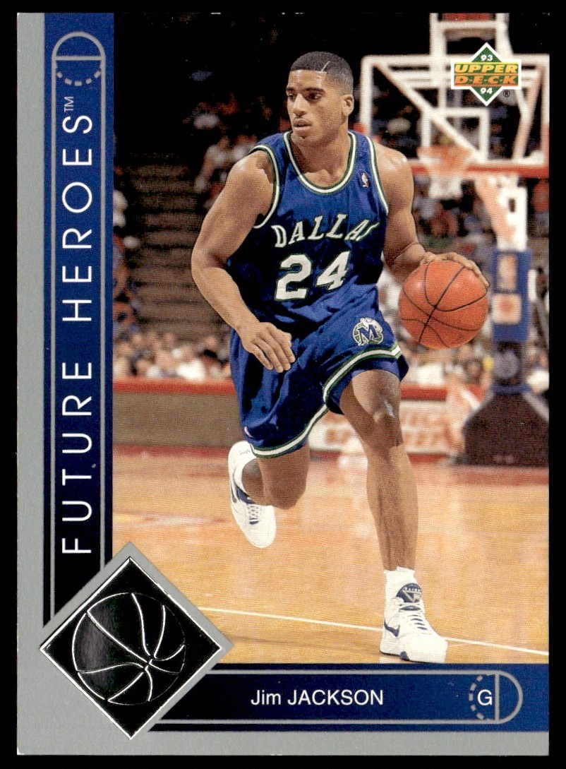 1993-94 Upper Deck Future Heroes Jim Jackson Dallas Mavericks #30
