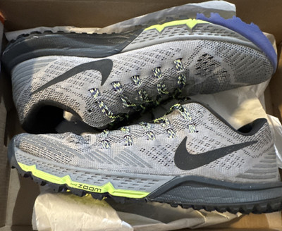 Nike Air Zoom Terra Kiger 749335 Women s Gray/Black/Volt Low Top Trail Shoes
