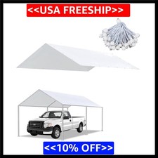 10' X 20' Portable Heavy Duty Canopy Garage Tent Car Carport Shelter