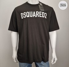 Dsquared2 Black Regular Size T-Shirts for Men for sale