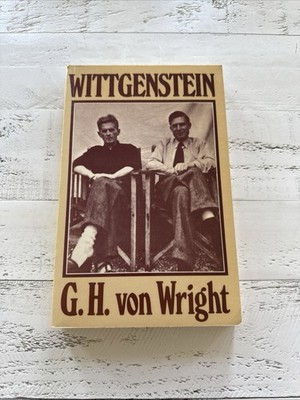 Wittgenstein by G.H. von Wright 1982 Basil Blackwell Oxford Philosophy Biography