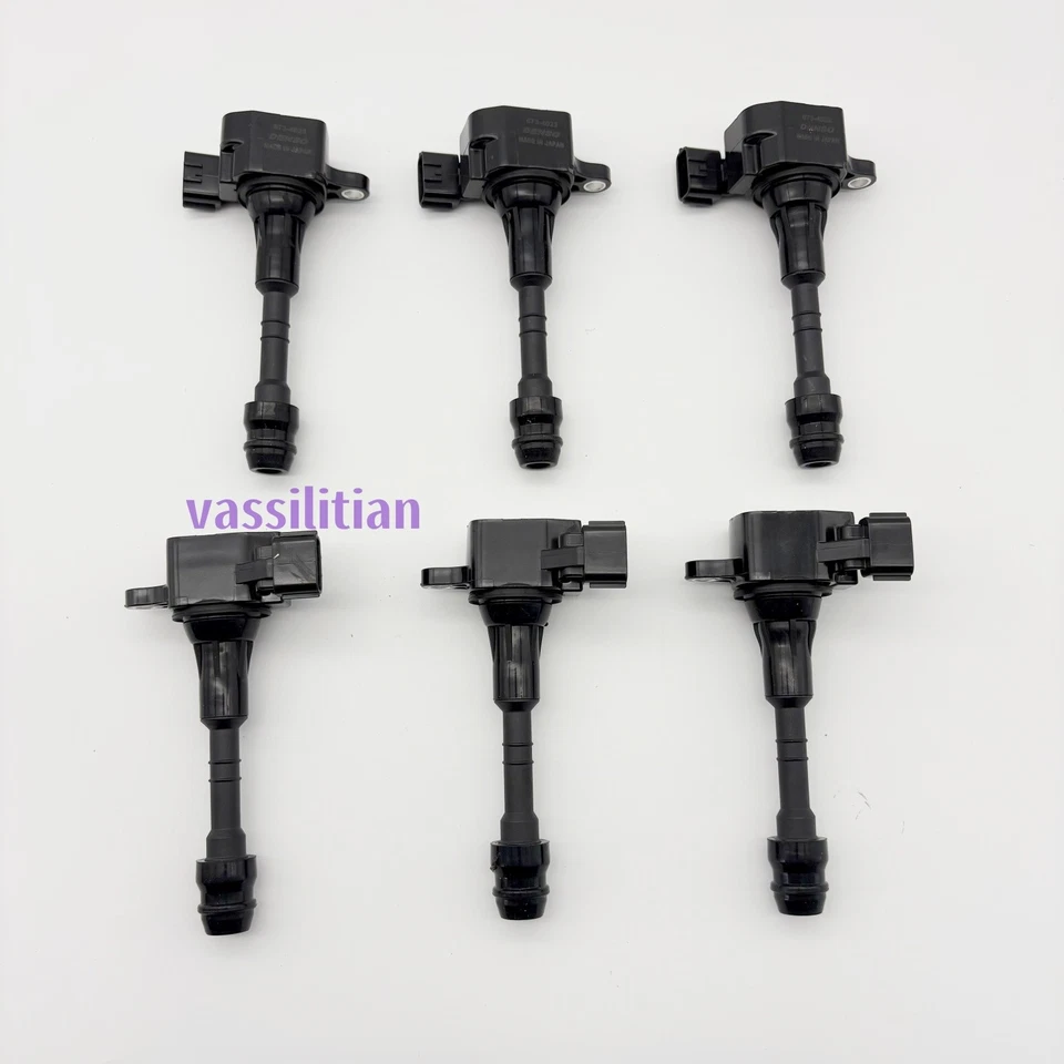 6Pcs DENSO Ignition Coil 22448-8J115 673-4023 For Nissan Pathfinder Maxima UF349 Foto 4 de 4