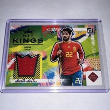 Panini Donruss Kit Kings Isco Spain Insert Memorabilia Soccer Card #KK-I 2021-22