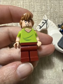 LEGO Scooby-Doo Headless Horseman Minifig Scd002  with Horse/Saddle Shaggy