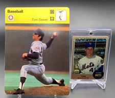 Tom Seaver 1977 Sportscaster Card #01-21 NY Mets & 67 Rookie Stars Nolan Ryan. rookie card picture