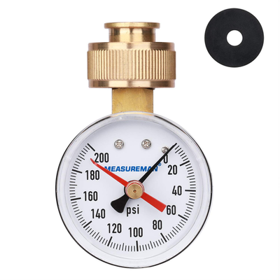 #ad 2quot; Water Pressure Test Gauge 3 4quot; Female Hose Thread 0 200 Psi Kpa with Maximu $12.99