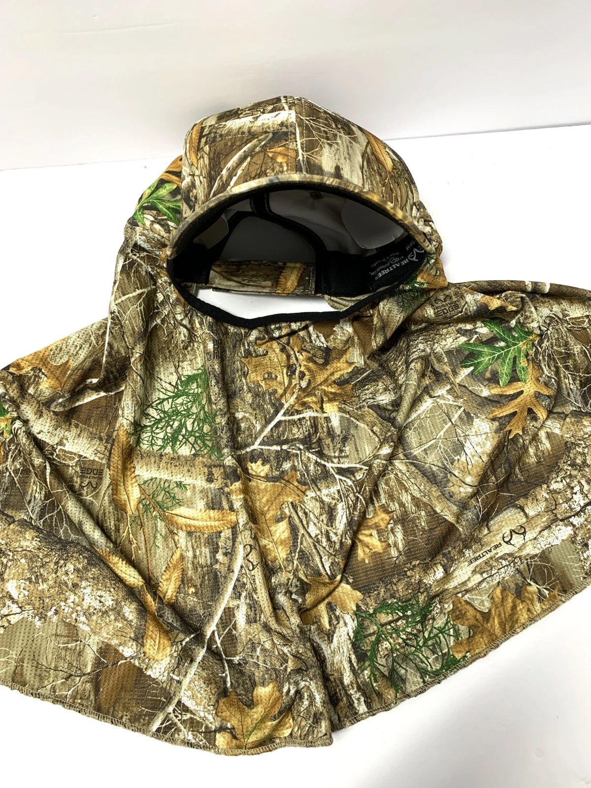 RealTree Camo Men Baseball Hat Cap Face Mask 13" Neck & Face Gaiter New