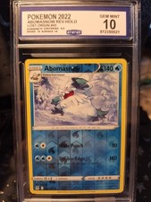 Pokémon 2022 Abomasnow # 43/196 Lost Origin Reverse Holo - CCG 10