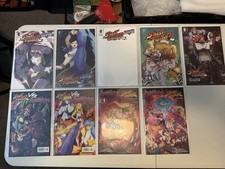Lot Of 9 Street Fighter Comics Prime 0 Vs Darkstalkers Blood Throne Dark Love NM