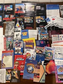 Video Game Manual And Insert Lot Nintendo nes SNES N64 Sega Cd Genesis Posters