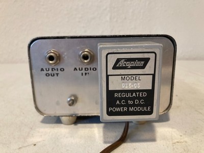 Homebrew Audio In/Out Vintage Acopian D15-05 Regulated AC to DC Power Module Ham