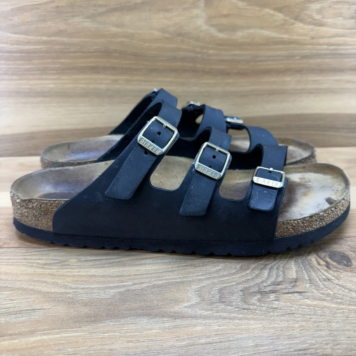 Birkenstock Florida Black Sandals for Women for sale | eBay
