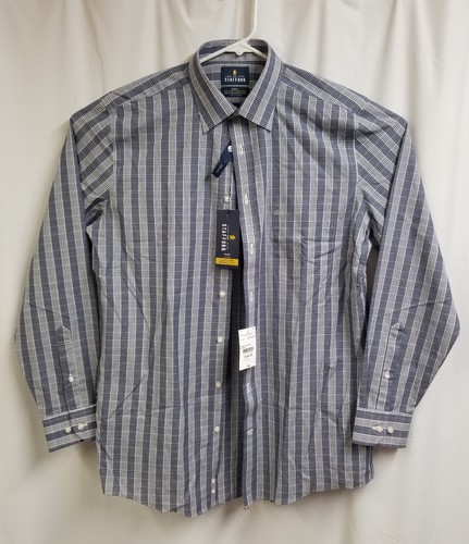 Men's Stafford Long Sleeve Shirt. Size 16. NWT. - 第 1/8 張圖片