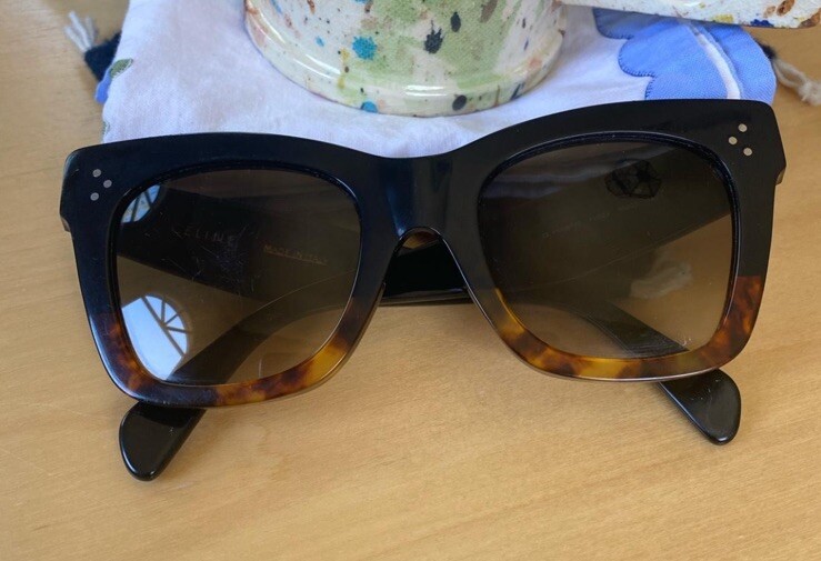 【S】CELINE Celine Oversized S002 Sunglasses Black (4S002CPLB.38NO) in