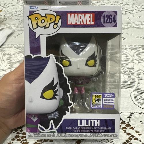 New Funko Pop! Lilith Marvel 1264 SDCC 2023 Exclusive Con Sticker With Protector