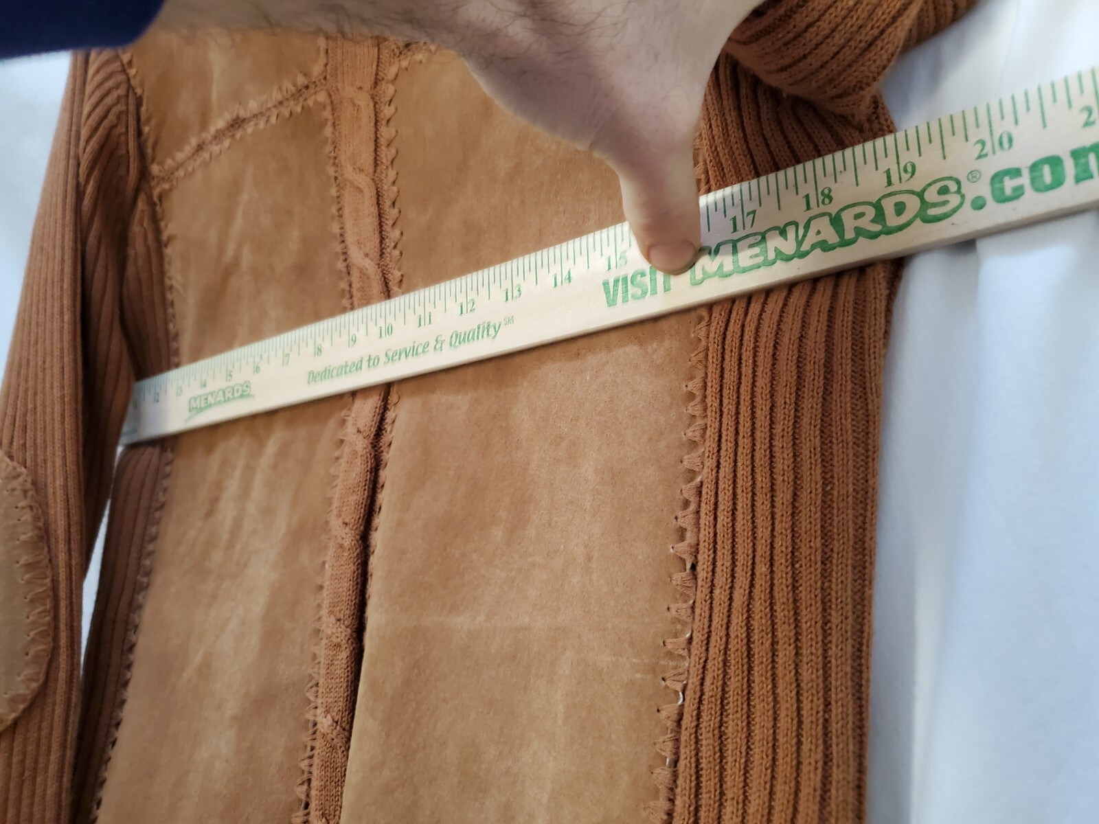 Kitit Leather & Cableknit Pullover Turtleneck Swe… - image 8