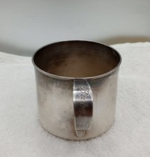 VINTAGE BABY CUP Silver Toned Unmarked