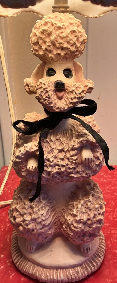 Rare Original Hollywood Pink Poodle Lamp by Phyllis Morris ca