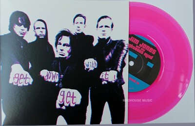 JIM JONES and The RIGHTEOUS MIND 7'' Get Down and Get With It Ace Of Spades PINK