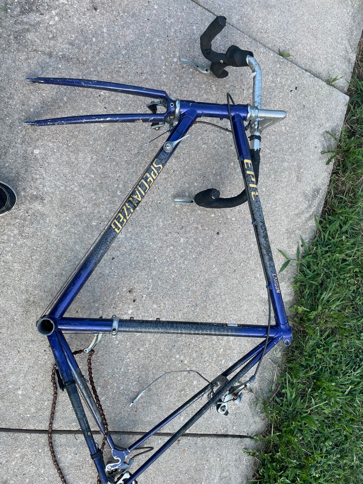 A Frame Altus SPECIALIZED EPIC CARBON FIBER EARLY ROAD BICYCLE BIKE FRAME ALTUS ...