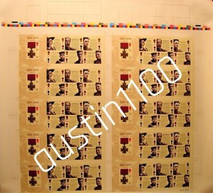 Scarce 2006 Royal Mail 'Victoria Cross' Limited Edition Uncut Press Sheet Mint