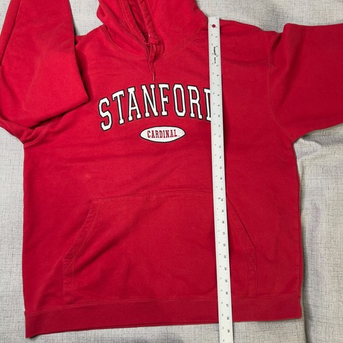 Campus Drive Stanford Cardinal Hoodie Mens XXL Red Pullover Drawstring Cotton - Picture 6 of 9