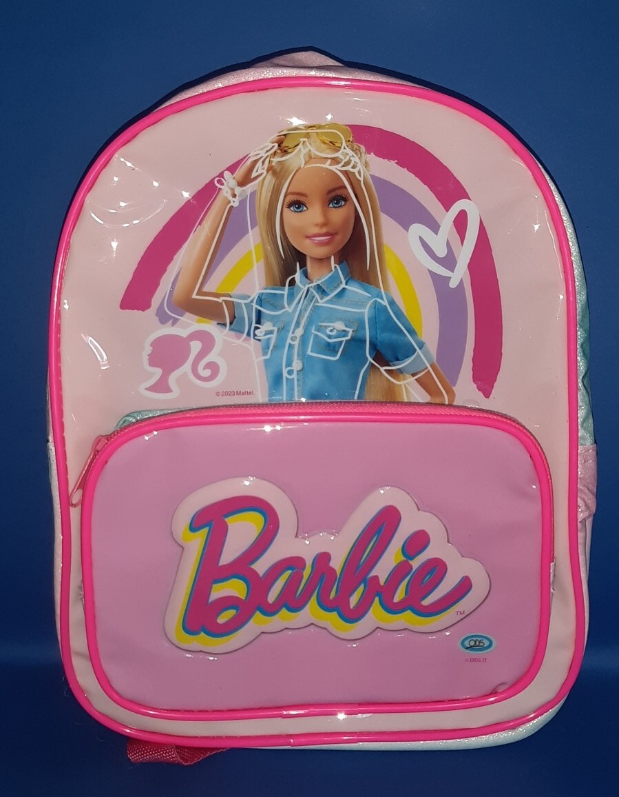 Zaino Scuola Asilo Materna in 3D di Barbie Zainetto Elementare per