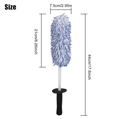 17" New Car Wheel Cleaning Brush Tool Tire Washing Clean Soft Bristle Cleaner US - Picture 2 of 12