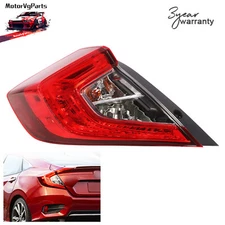 Tail Light Lamp Rear LH Driver Side For Honda Civic 4 Door Sedan 2016-2020 New