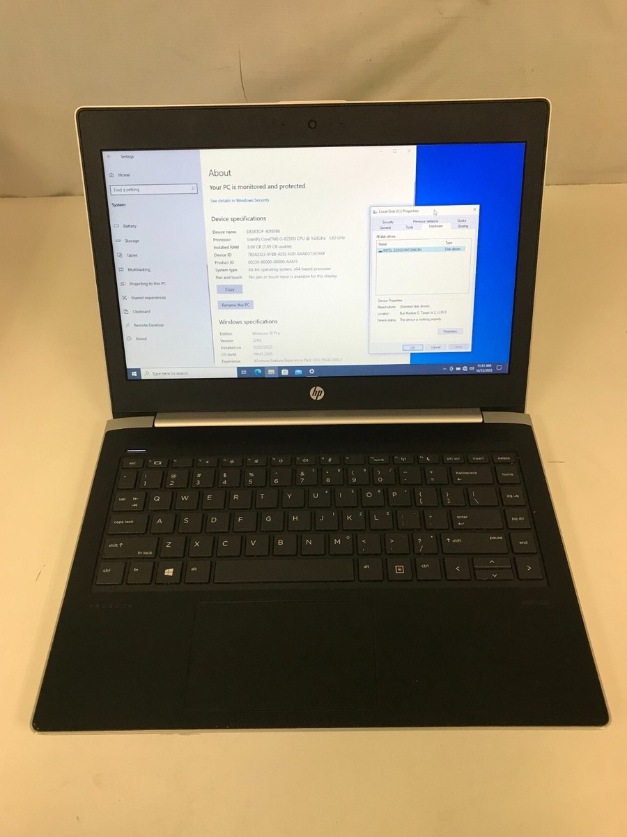 HP ProBook 430 G5 / i5-8250U 1.60GHz / 256GB SSD / 8GB RAM / | eBay